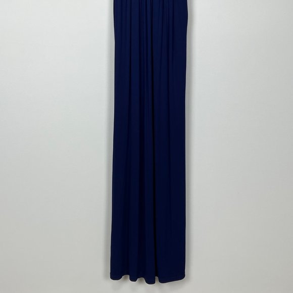 Anthropologie Maeve Womens Yuma Blue Maxi Dress Braided Waist Sleeveless size 2 - Picture 5 of 12